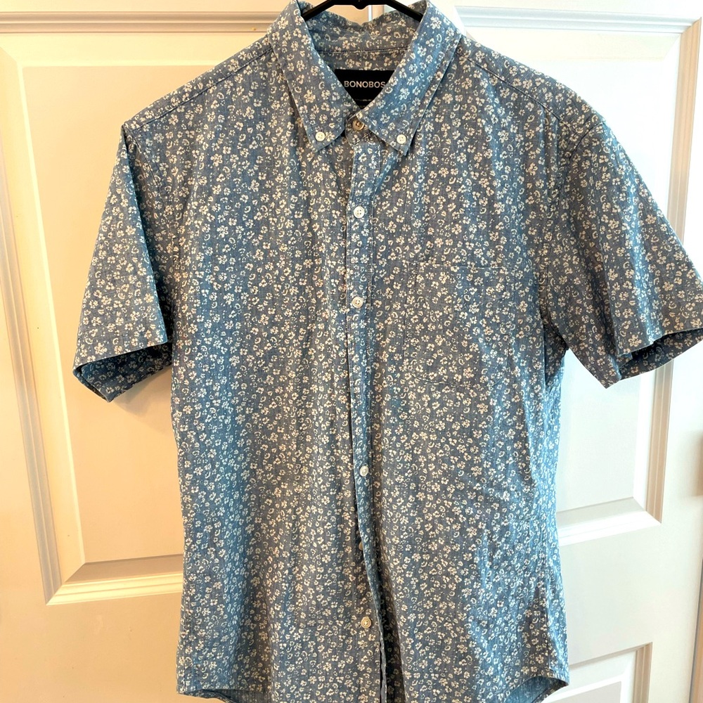 Men’s Bonobos Riviera Button Up - NWOT size Medium